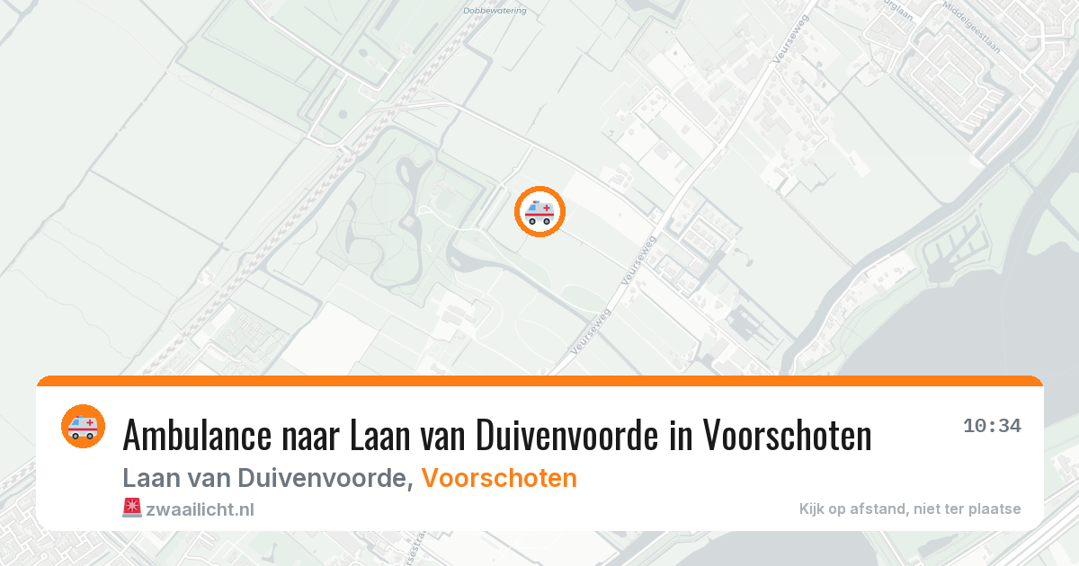 Ambulance naar Laan van Duivenvoorde in Voorschoten — 2 aug 2026