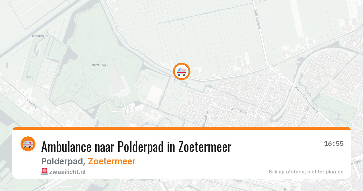 Ambulance naar Polderpad in Zoetermeer — 26 mei 2026
