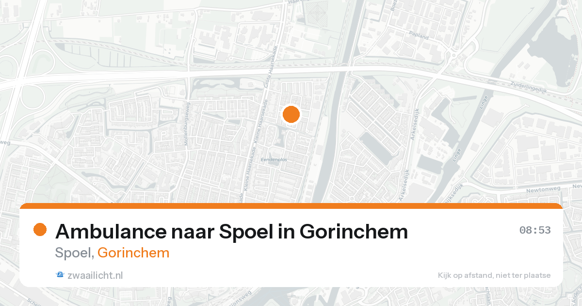 Ambulance naar Spoel in Gorinchem — 7 feb 2026
