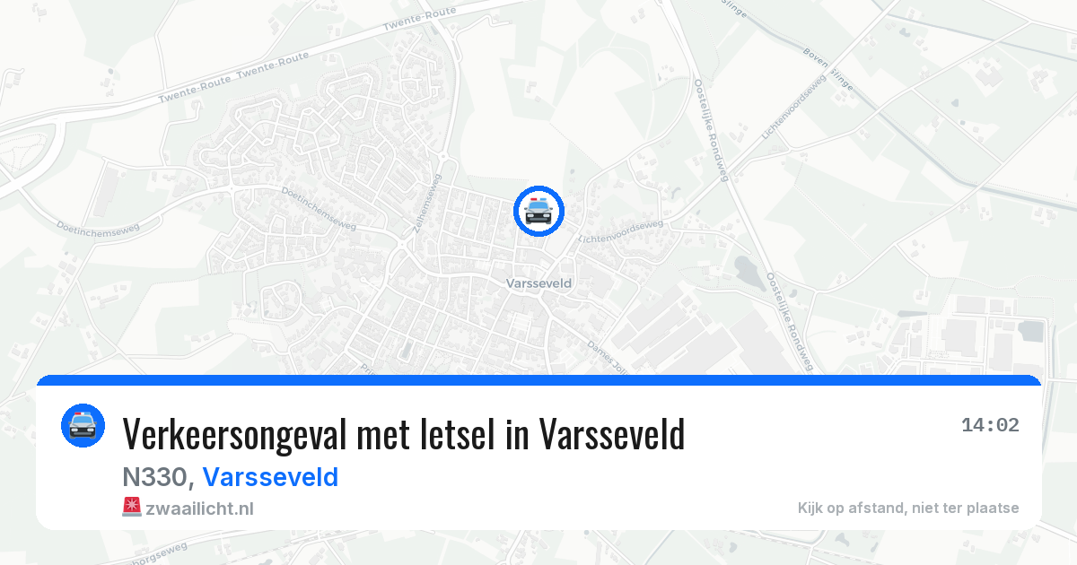 Verkeersongeval met letsel in Varsseveld — 10 aug 2026