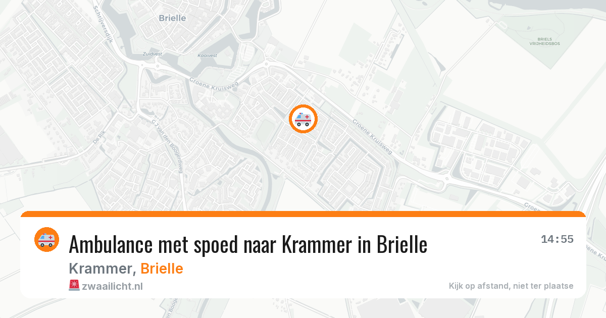 Ambulance met spoed naar Krammer in Brielle — 20 jun 2026