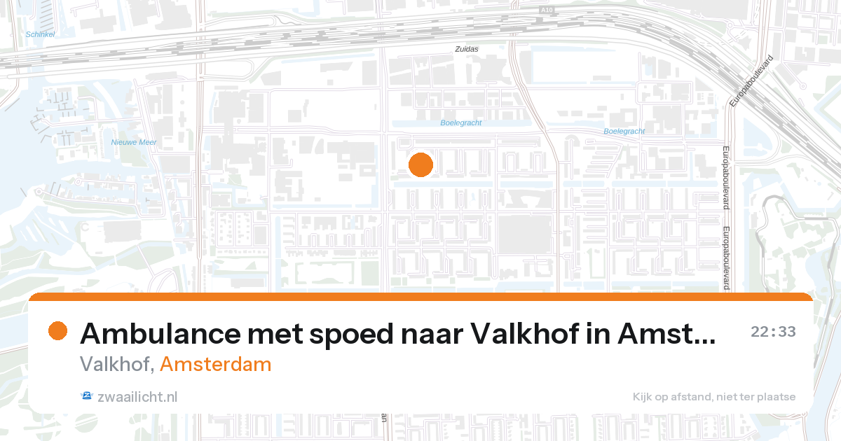 Ambulance met spoed naar Valkhof in Amsterdam — 31 jan 2026