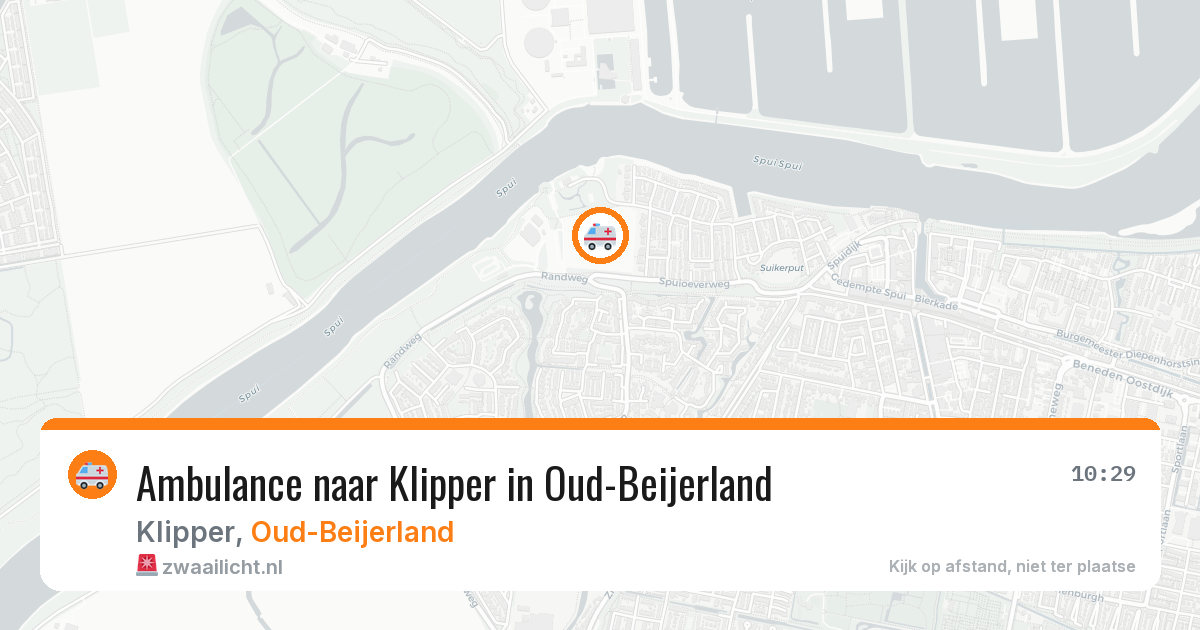 Ambulance naar Klipper in Oud-Beijerland — 8 jul 2026