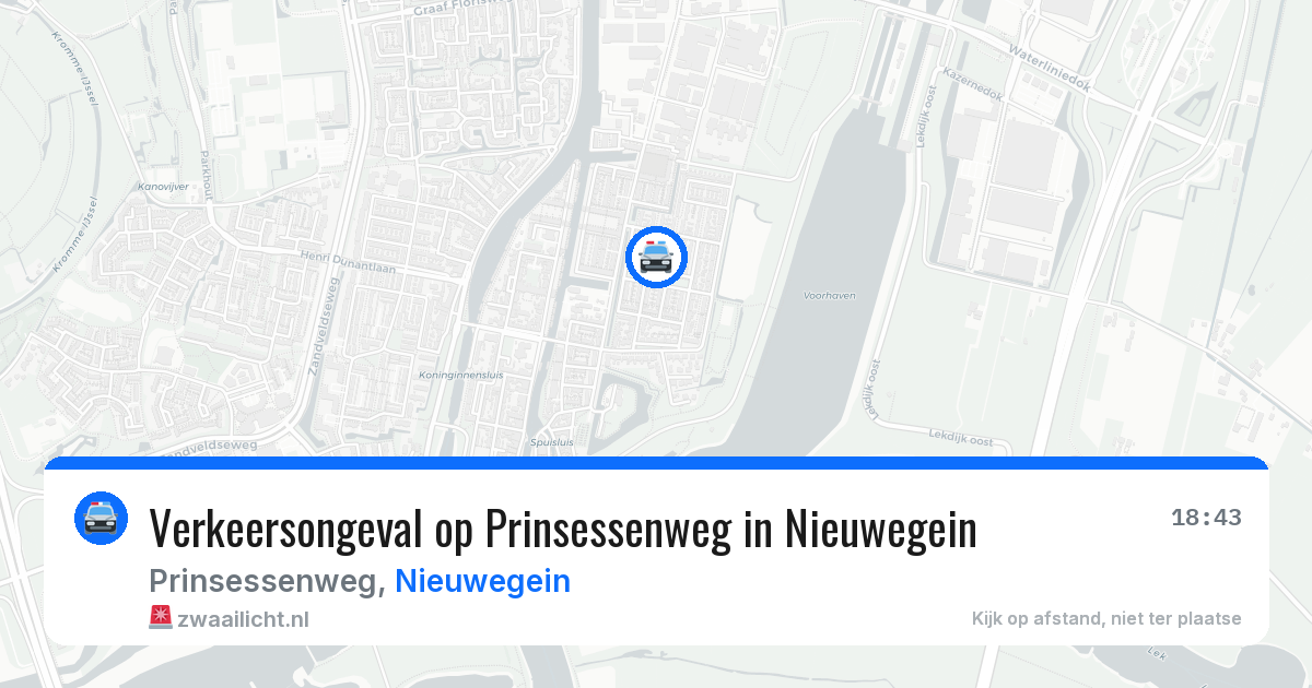 Verkeersongeval op Prinsessenweg in Nieuwegein — 14 mei 2026