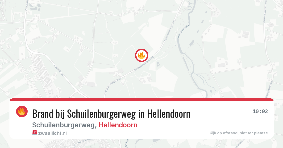 Brand bij Schuilenburgerweg in Hellendoorn — 20 jun 2026