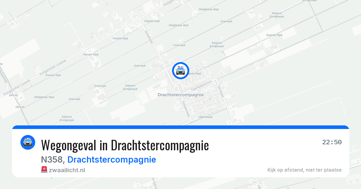 Wegongeval in Drachtstercompagnie — 15 mei 2026
