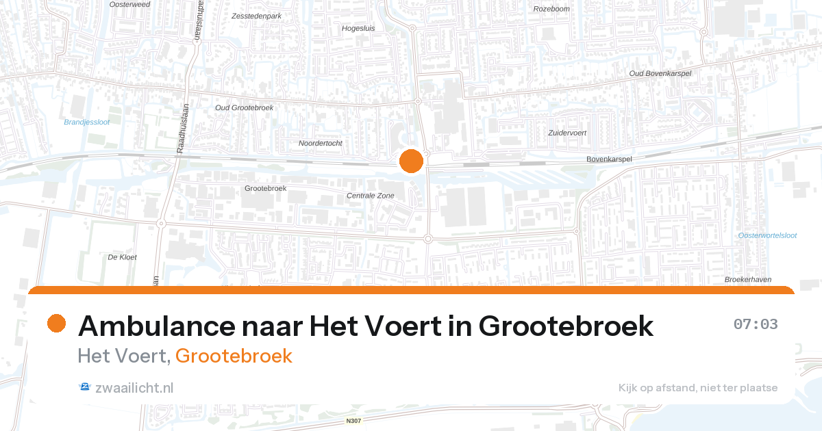 Ambulance naar Het Voert in Grootebroek — 28 aug 2026