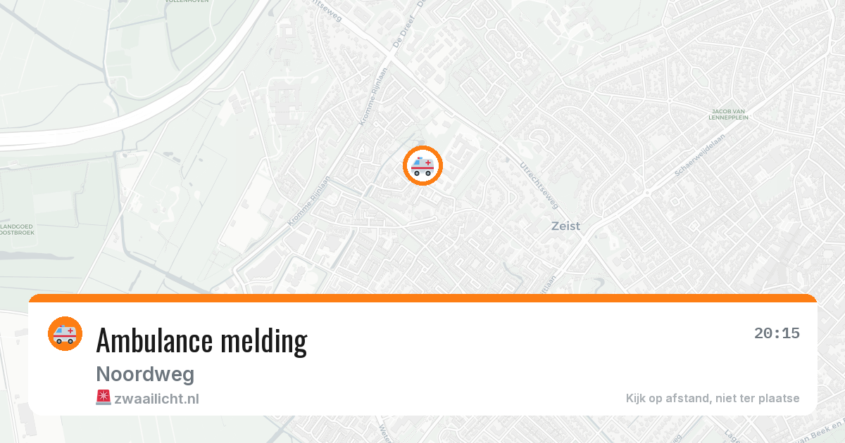 Ambulance melding — 16 mei 2026