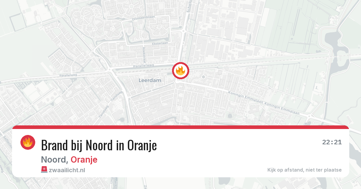 Brand bij Noord in Oranje — 27 jun 2026