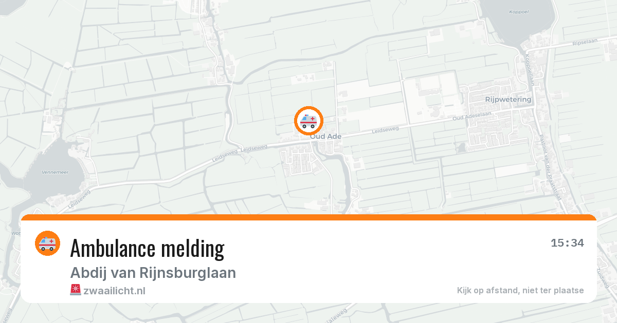Ambulance melding — 13 jun 2026