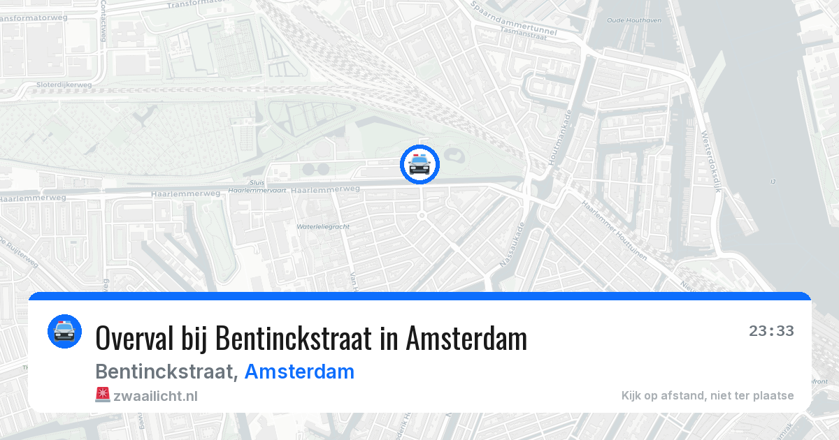 Overval bij Bentinckstraat in Amsterdam — 30 jul 2026
