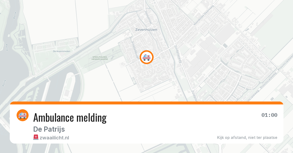 Ambulance melding — 13 jun 2026