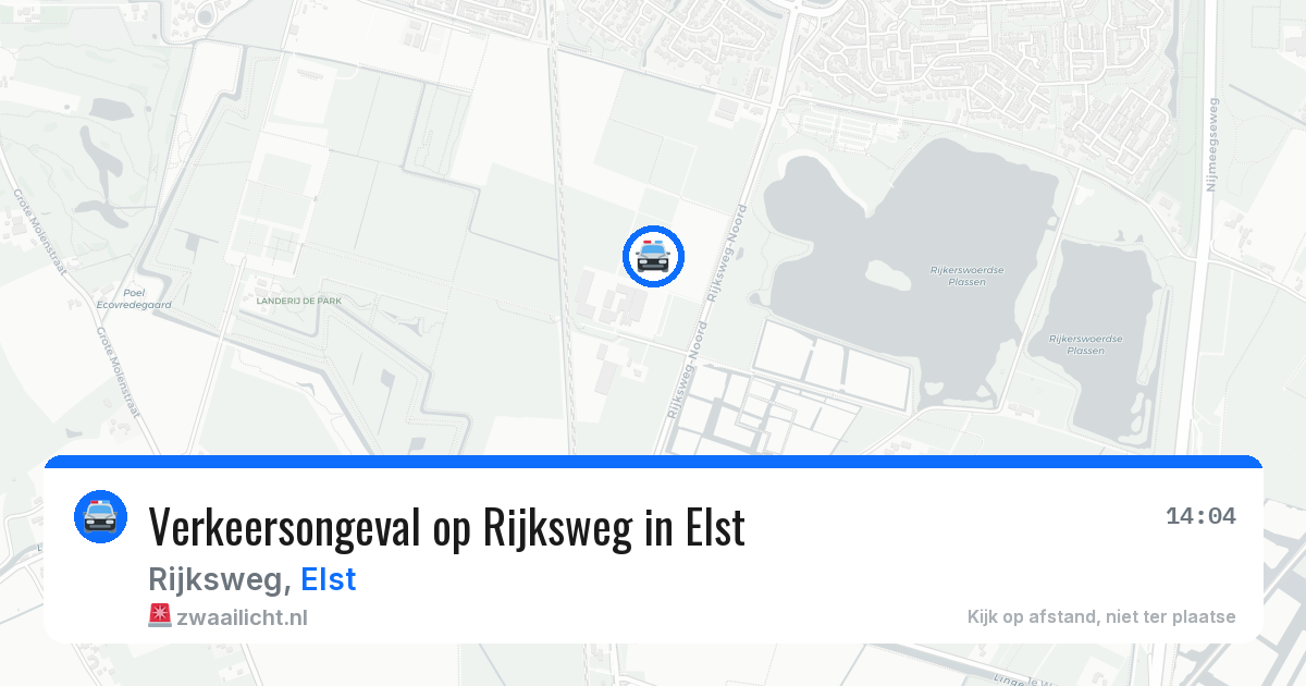 Verkeersongeval op Rijksweg in Elst — 3 feb 2026