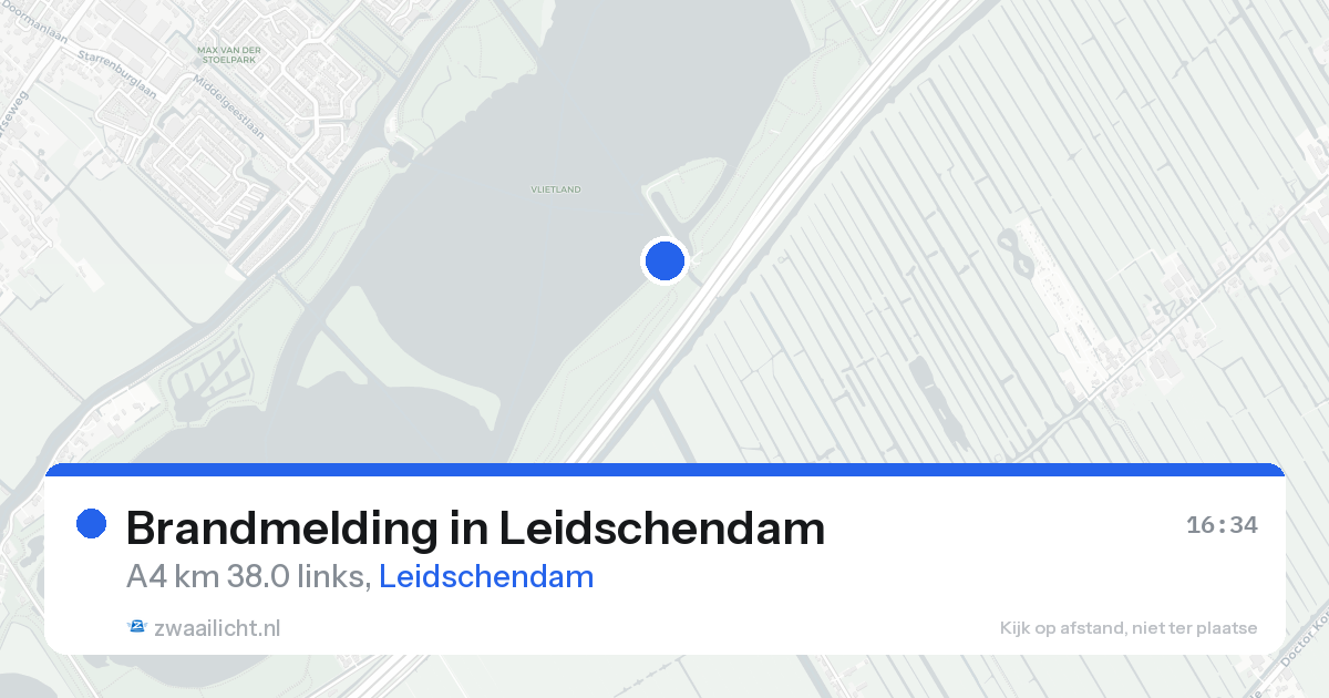 Brandmelding in Leidschendam — 20 aug 2026