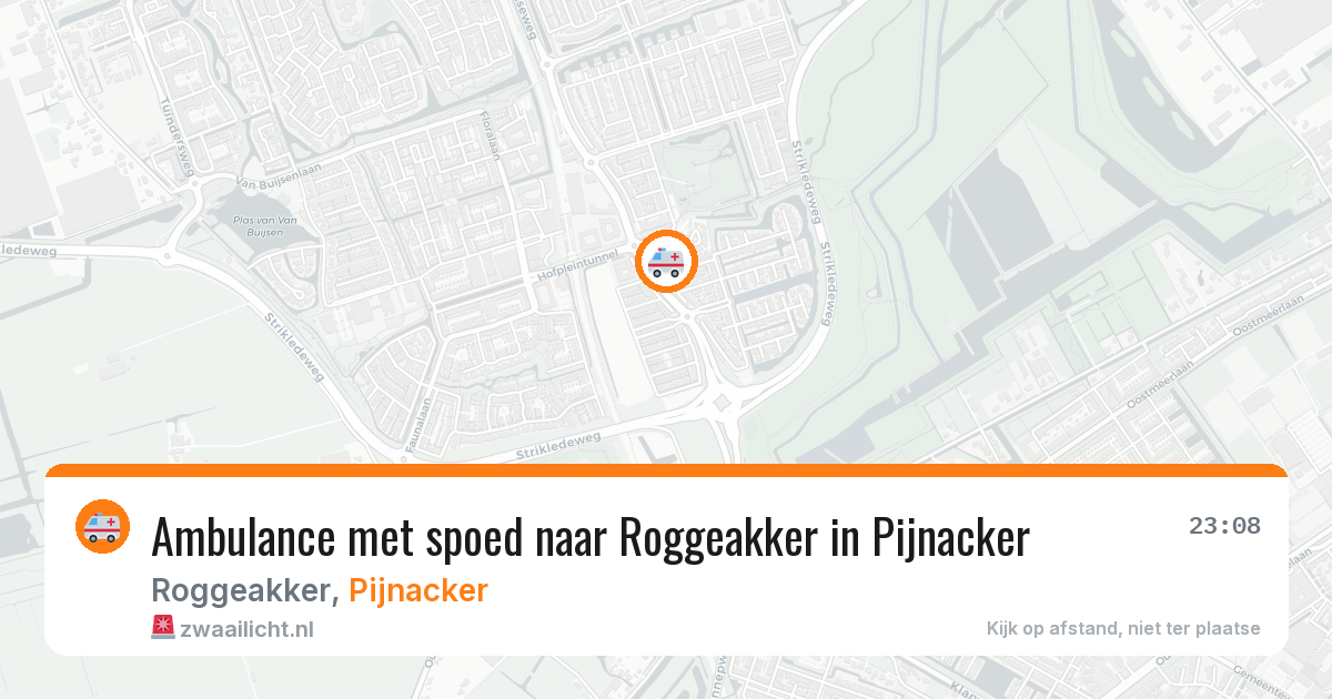 Ambulance met spoed naar Roggeakker in Pijnacker — 16 jun 2026