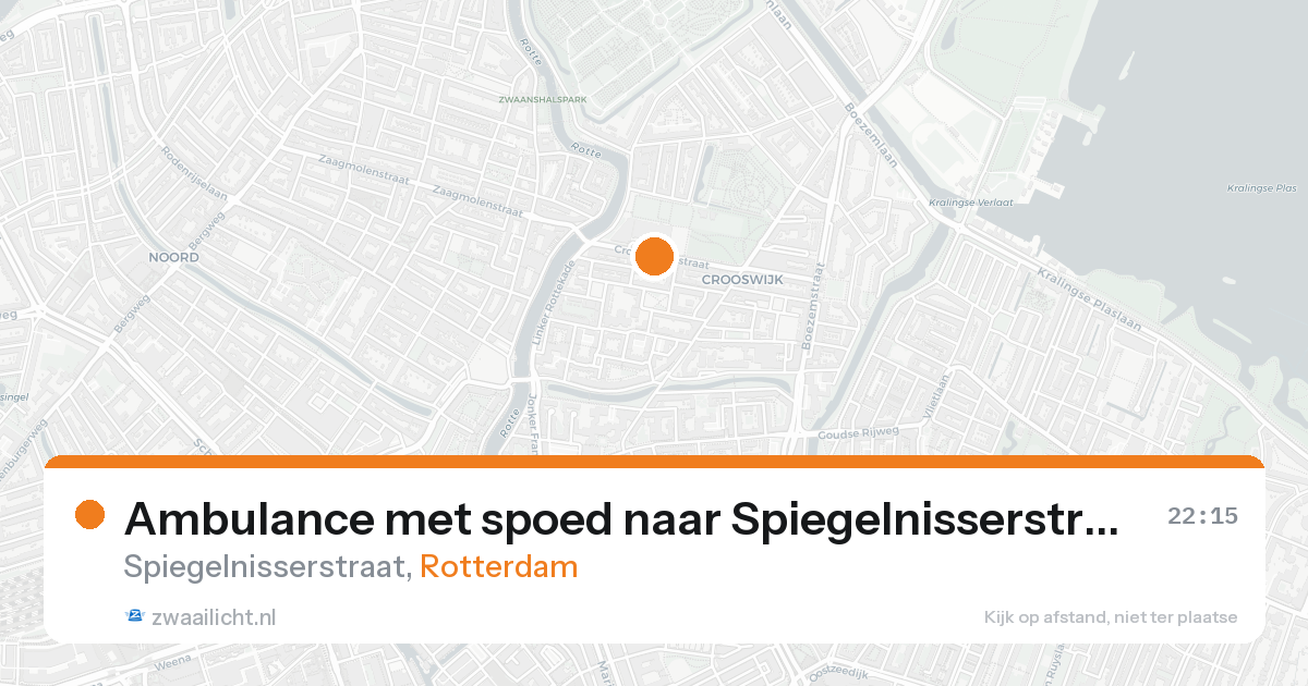 Ambulance met spoed naar Spiegelnisserstraat in Rotterdam — 7 feb 2026