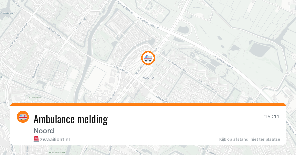 Ambulance melding — 14 jun 2026
