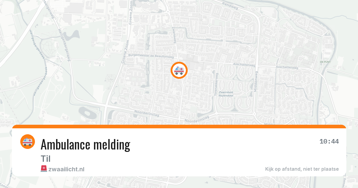 Ambulance melding — 3 jul 2026