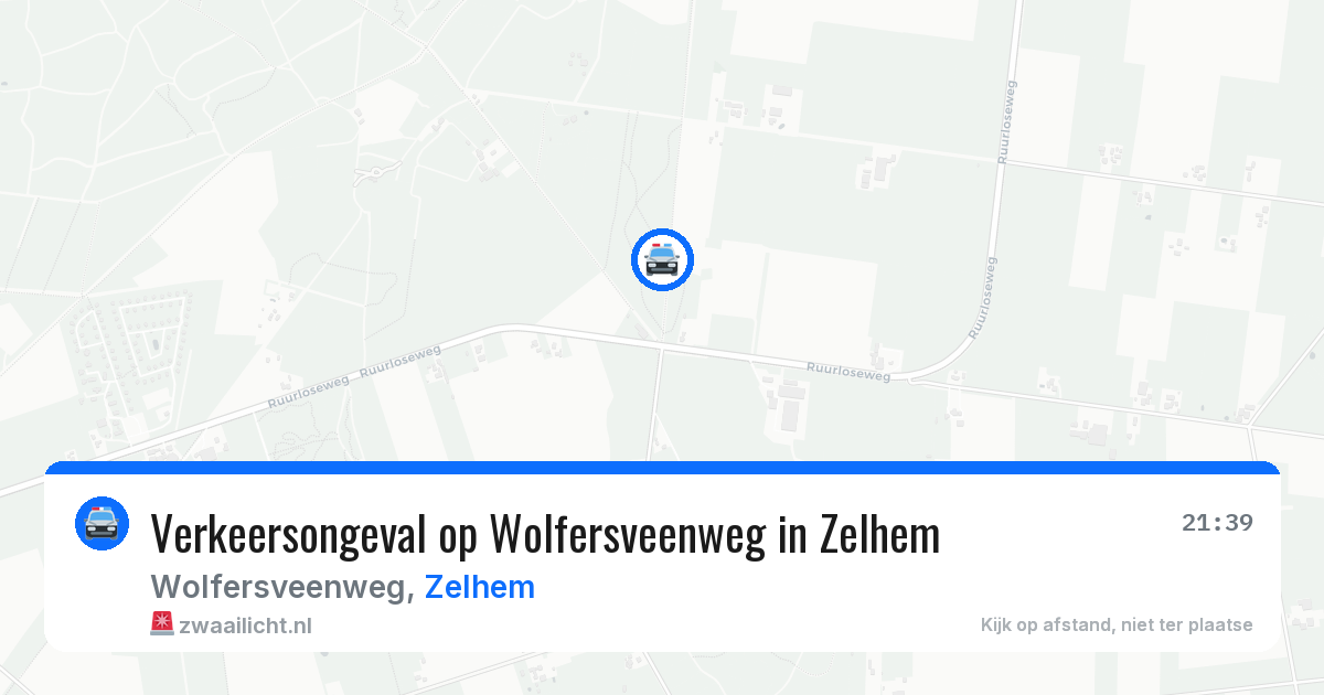 Verkeersongeval op Wolfersveenweg in Zelhem — 5 mei 2026