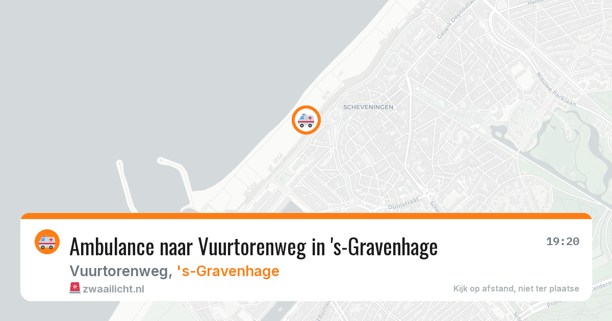 Ambulance naar Vuurtorenweg in 's-Gravenhage — 26 mei 2026
