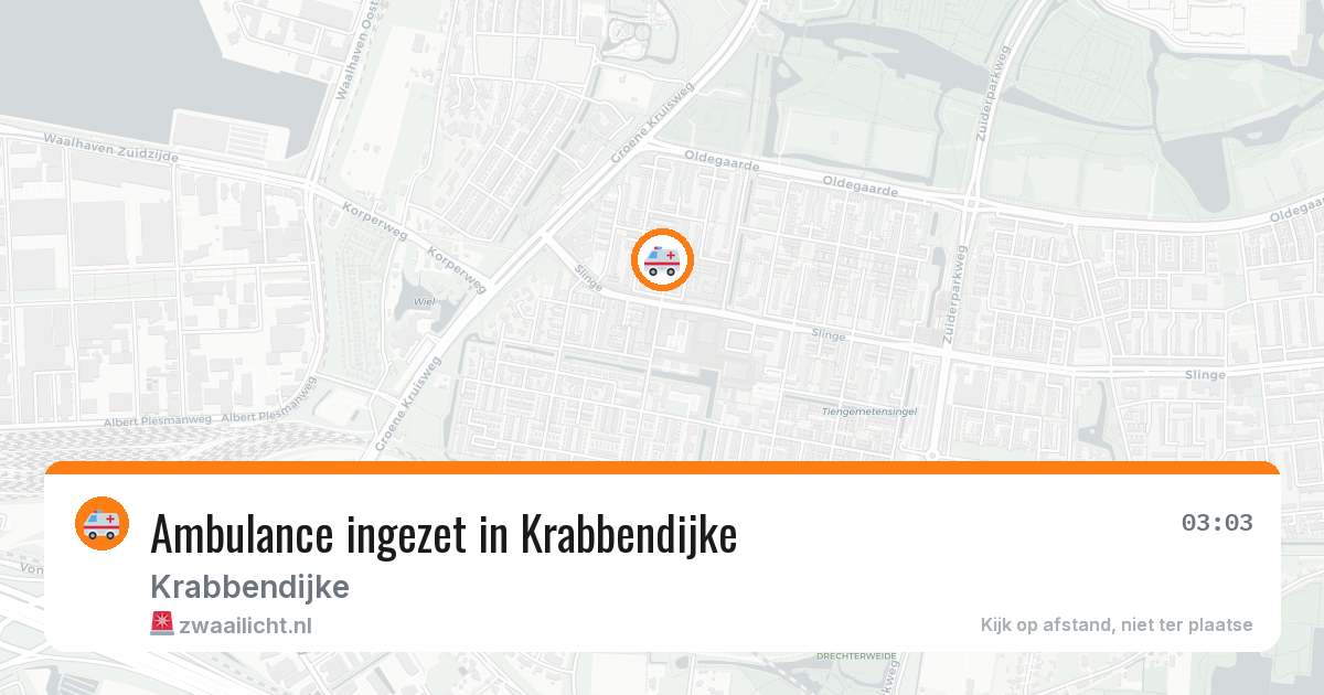 Ambulance ingezet in Krabbendijke — 30 jan 2026