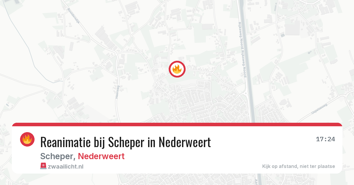 Reanimatie bij Scheper in Nederweert — 25 jun 2026
