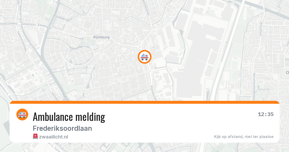 Ambulance melding — 19 mrt 2026