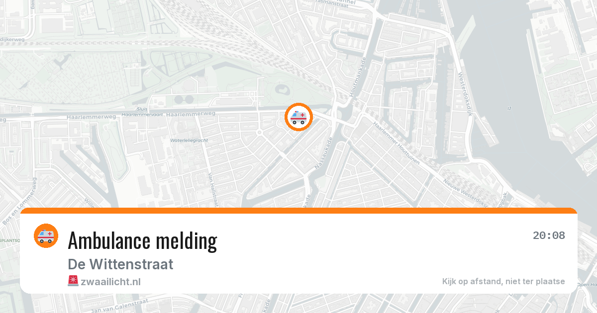 Ambulance melding — 22 apr 2026