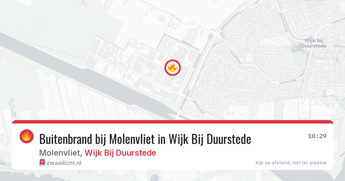 Buitenbrand bij Molenvliet in Wijk Bij Duurstede — 17 jun 2026