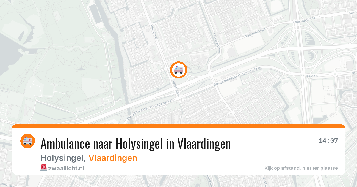 Ambulance naar Holysingel in Vlaardingen — 9 jun 2026