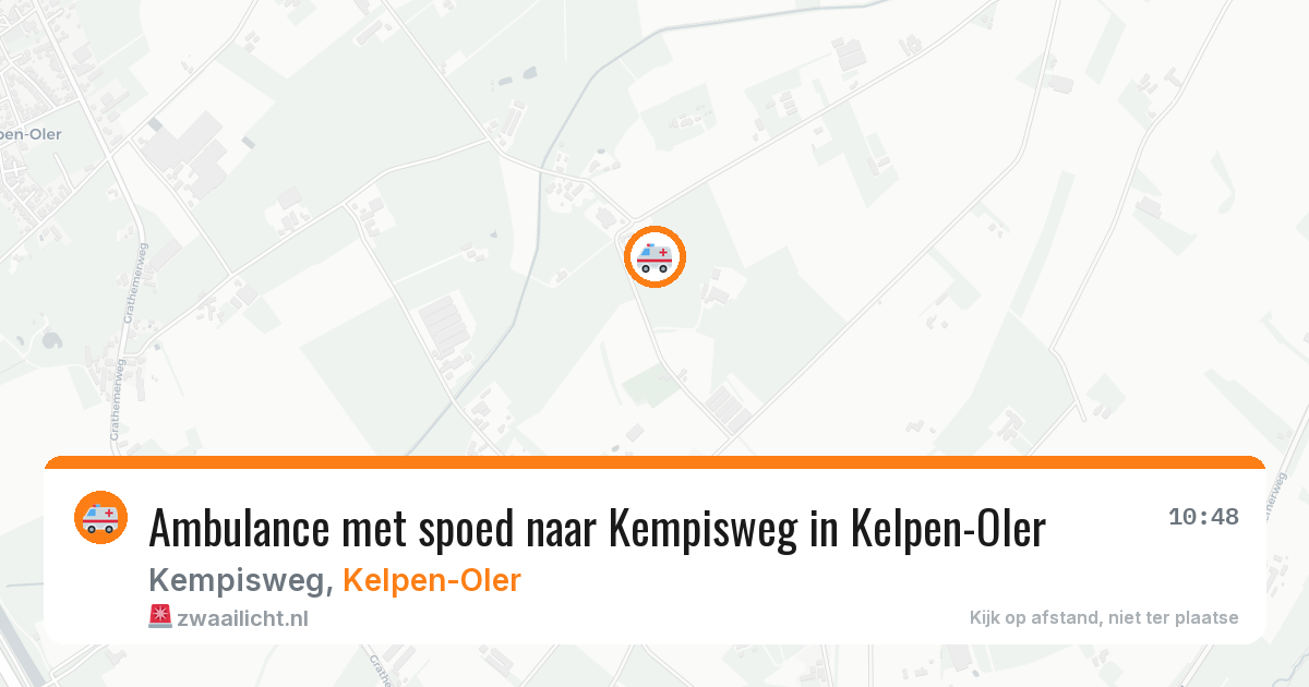 Ambulance met spoed naar Kempisweg in Kelpen-Oler — 5 apr 2026