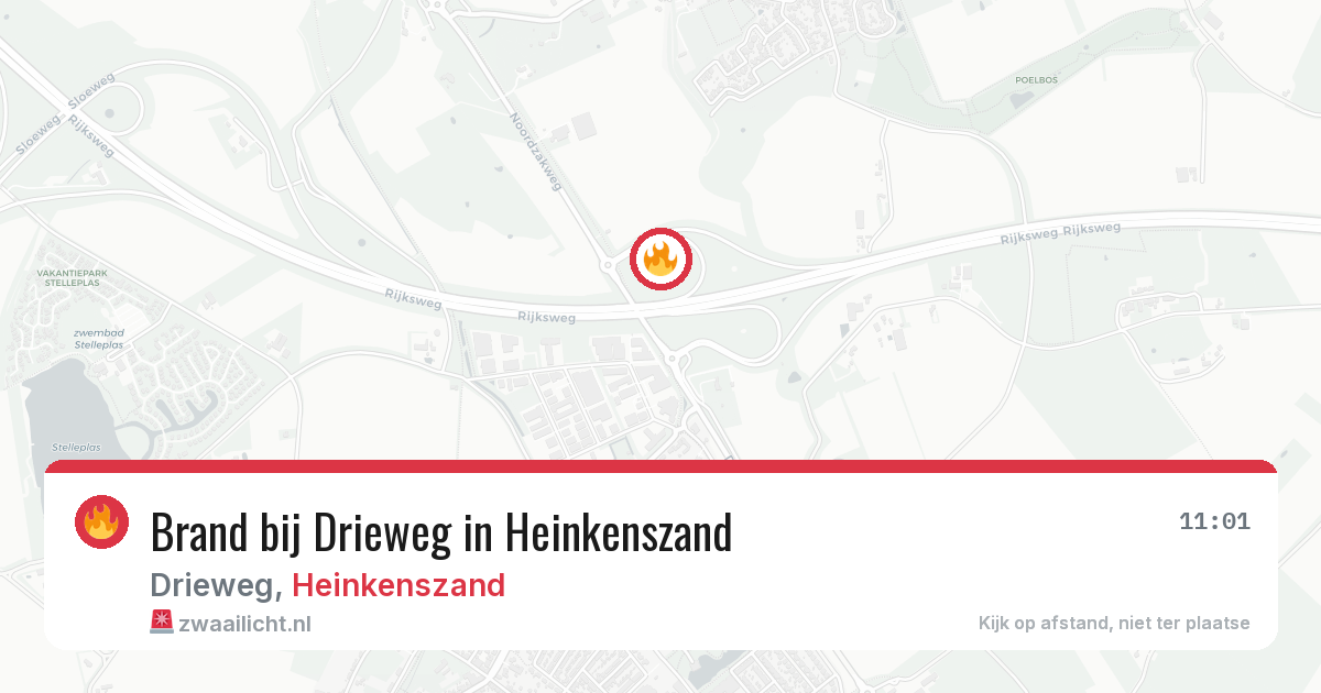 Brand bij Drieweg in Heinkenszand — 30 mei 2026