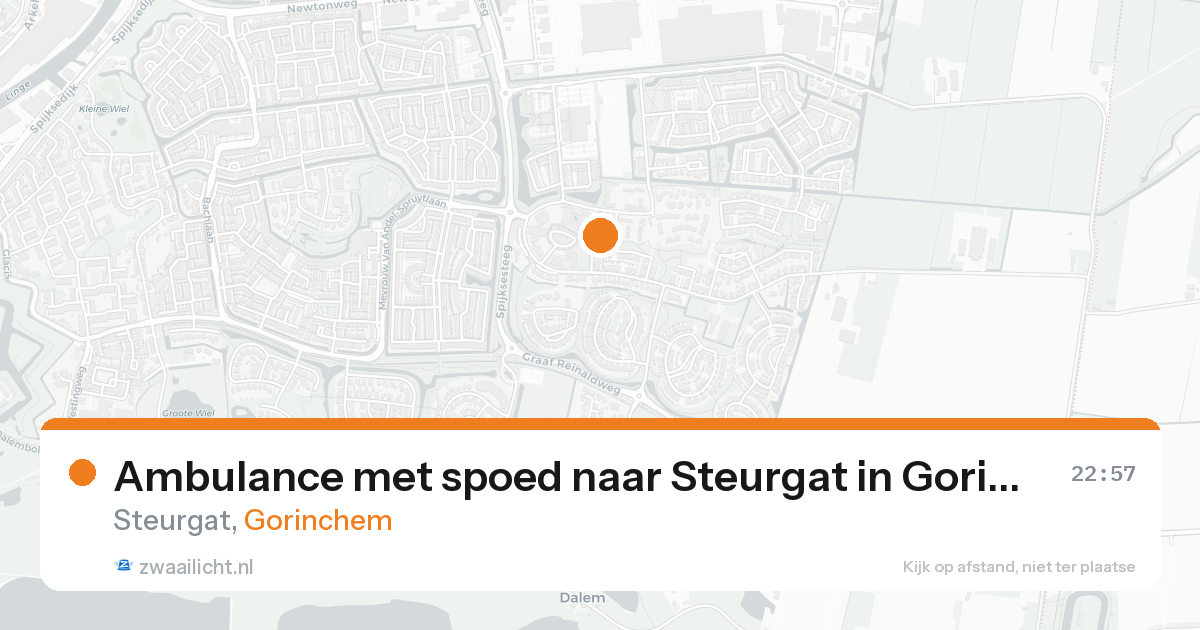 Ambulance met spoed naar Steurgat in Gorinchem — 7 feb 2026