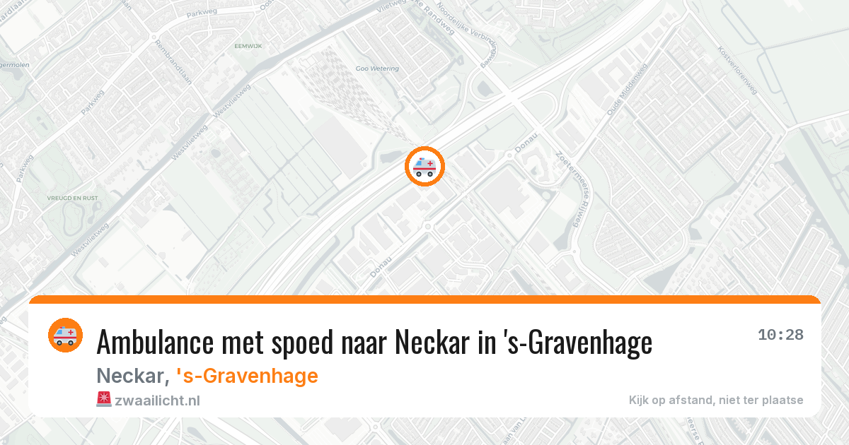 Ambulance met spoed naar Neckar in 's-Gravenhage — 4 jun 2026
