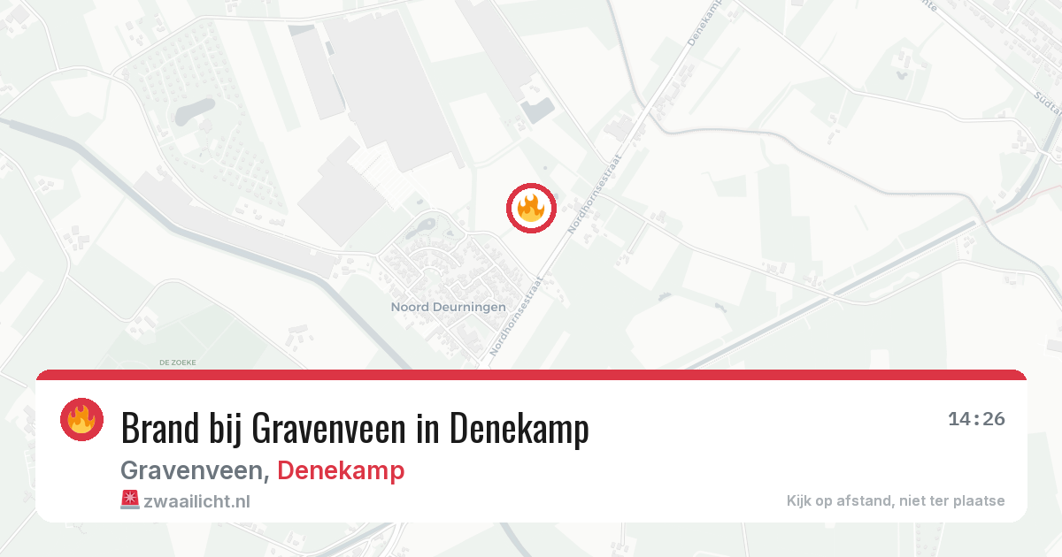 Brand bij Gravenveen in Denekamp — 23 jul 2026