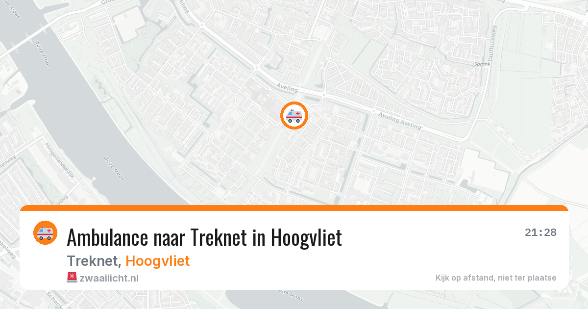 Ambulance naar Treknet in Hoogvliet — 5 jun 2026
