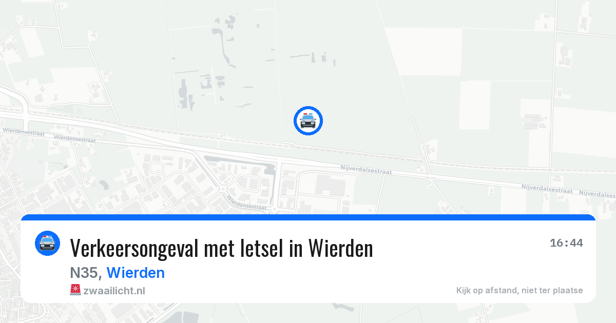 Verkeersongeval met letsel in Wierden — 24 jan 2026