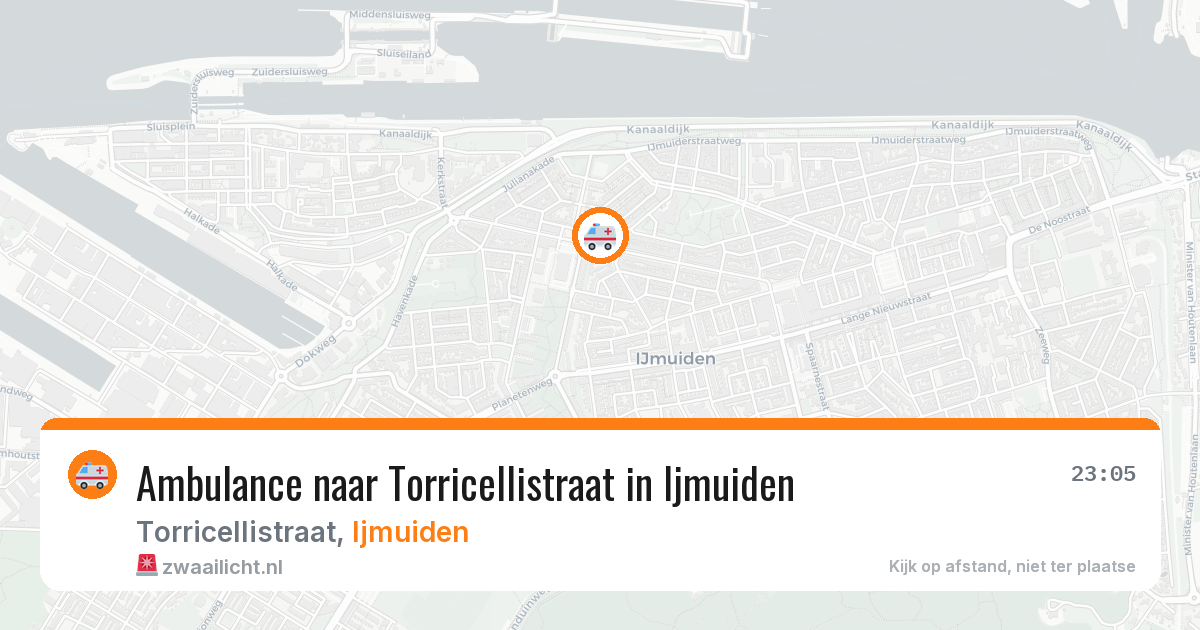 Ambulance naar Torricellistraat in Ijmuiden — 22 mei 2026