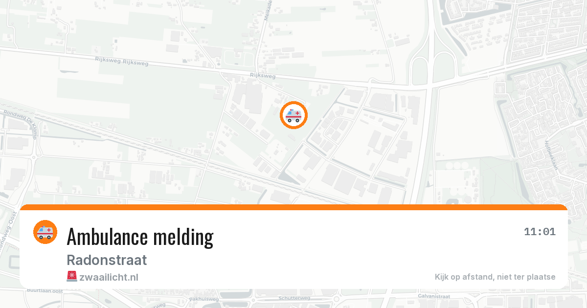 Ambulance melding — 10 feb 2026