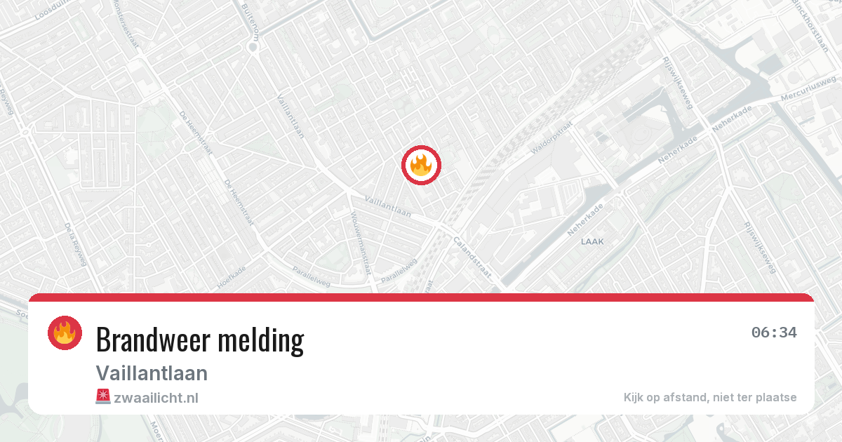 Brandweer melding — 15 apr 2026