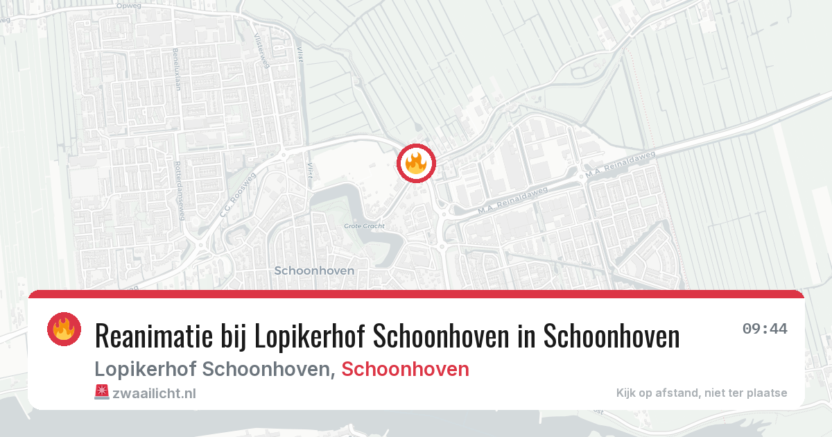 Reanimatie bij Lopikerhof Schoonhoven in Schoonhoven — 6 jul 2026