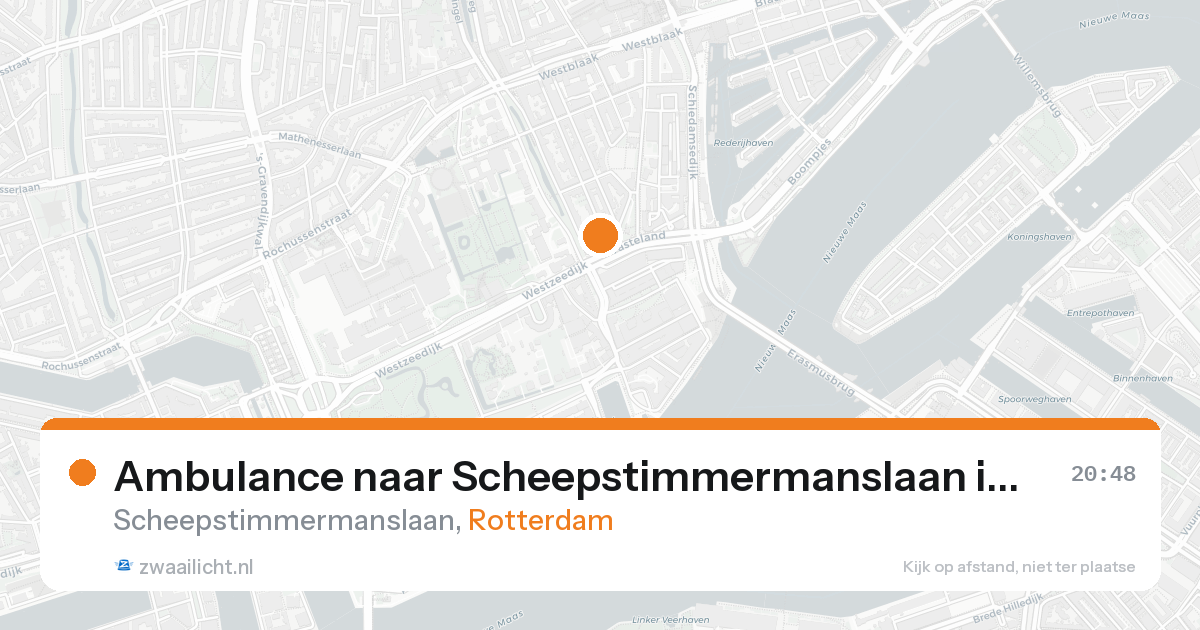 Ambulance naar Scheepstimmermanslaan in Rotterdam — 7 feb 2026
