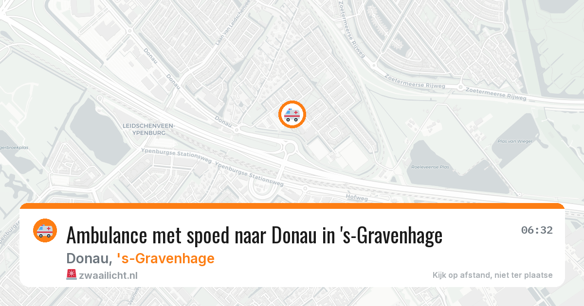 Ambulance met spoed naar Donau in 's-Gravenhage — 20 mei 2026