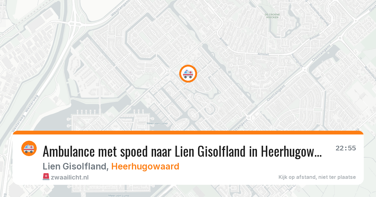Ambulance met spoed naar Lien Gisolfland in Heerhugowaard — 12 jun 2026