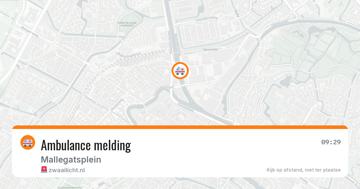 Ambulance melding — 1 jul 2026