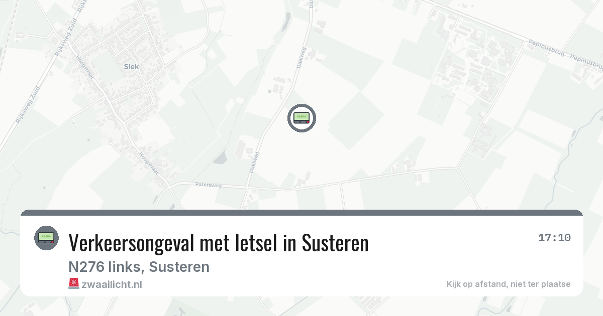 Verkeersongeval met letsel in Susteren — 25 feb 2026