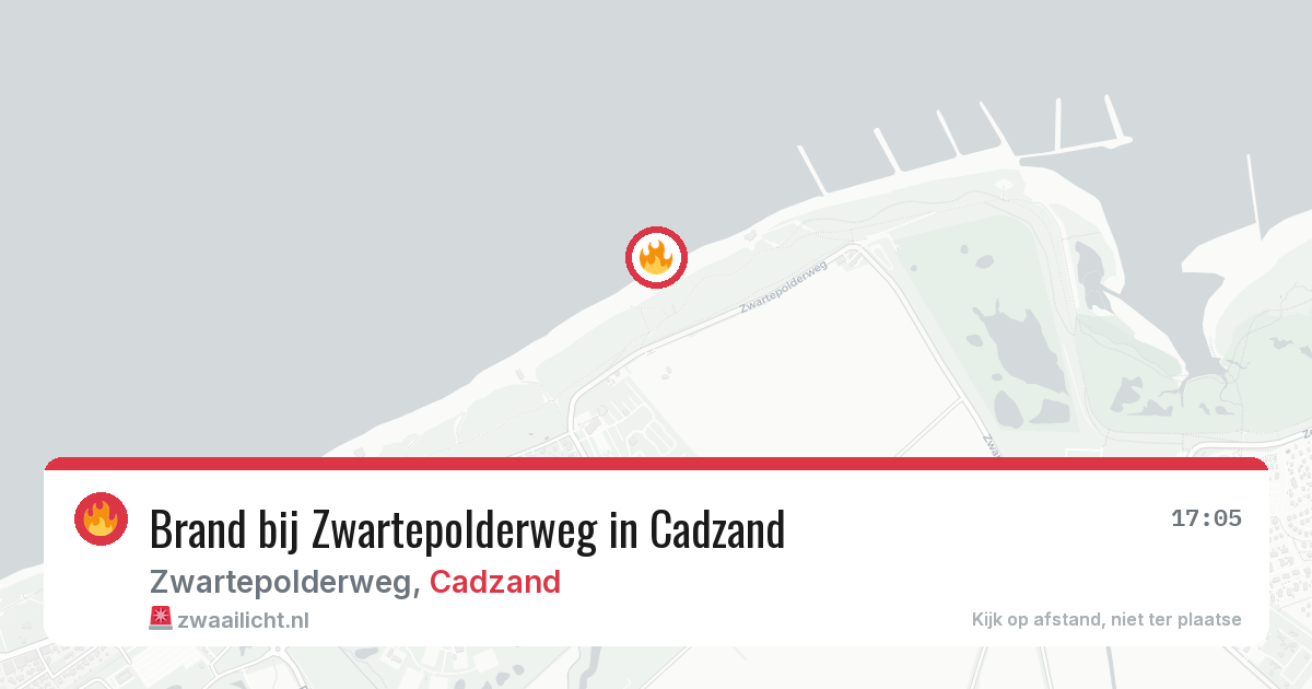 Brand bij Zwartepolderweg in Cadzand — 29 apr 2026