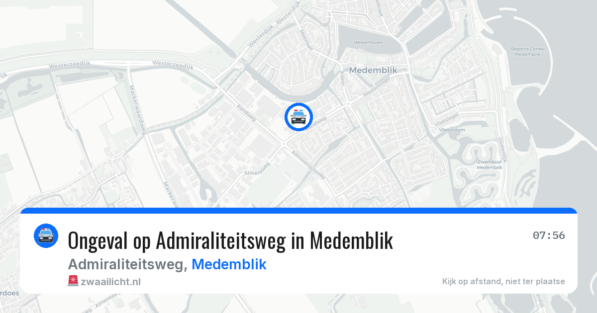 Ongeval op Admiraliteitsweg in Medemblik — 23 jun 2026