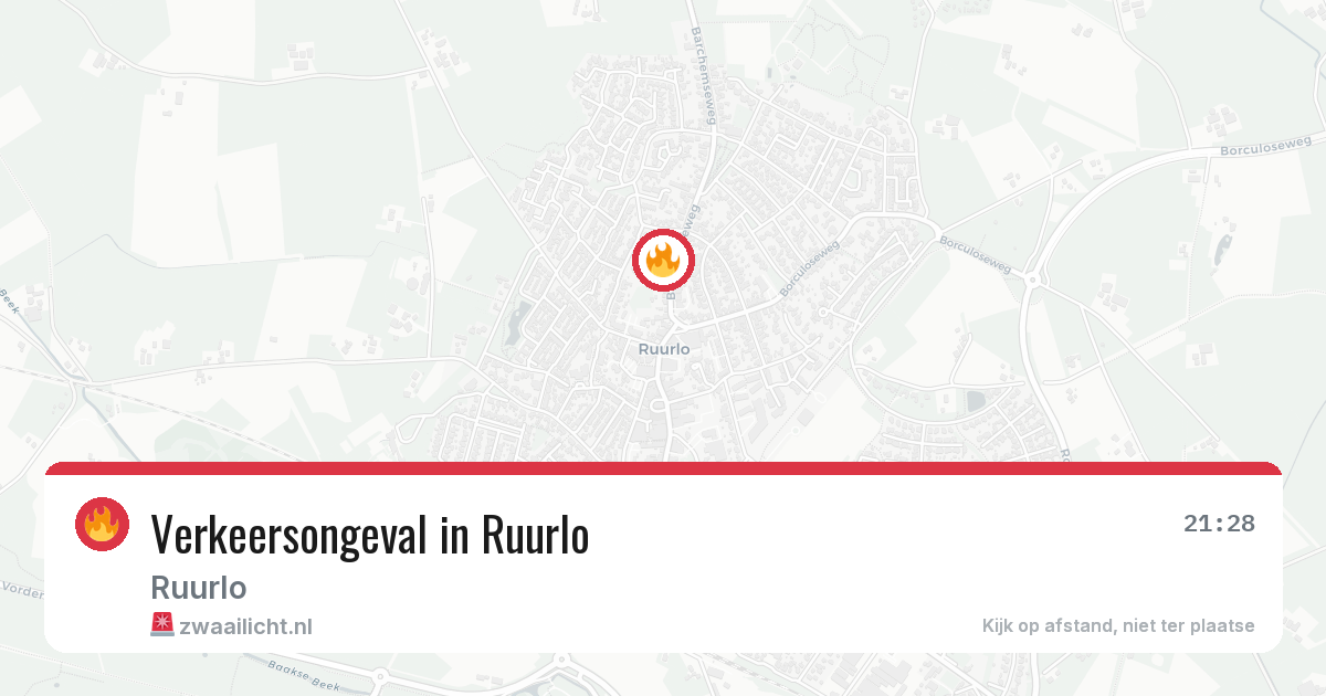 Verkeersongeval in Ruurlo — 24 mrt 2026