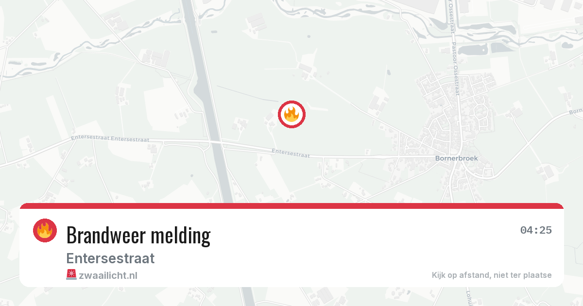 Brandweer melding — 15 mrt 2026